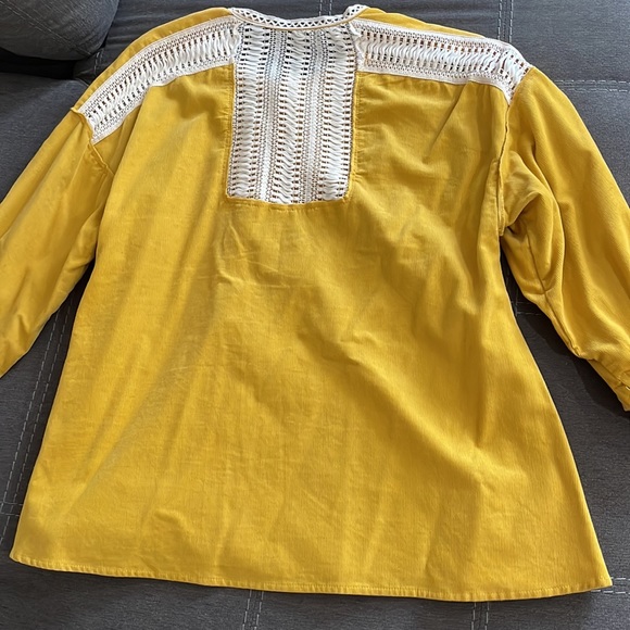 Zara Tops Zara Mustard Yellow Top Poshmark